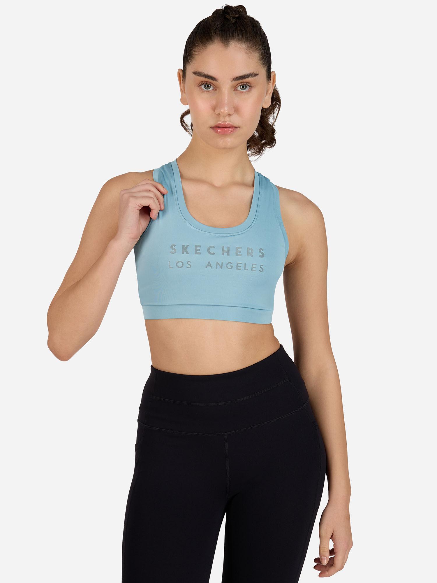 grey racerback sports bra