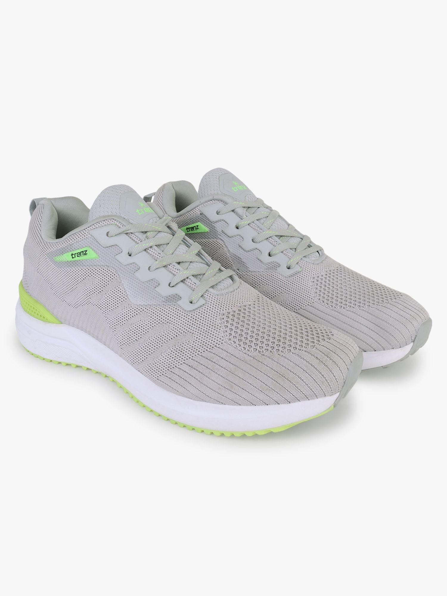 grey sam phylon polyurethane mesh running shoes