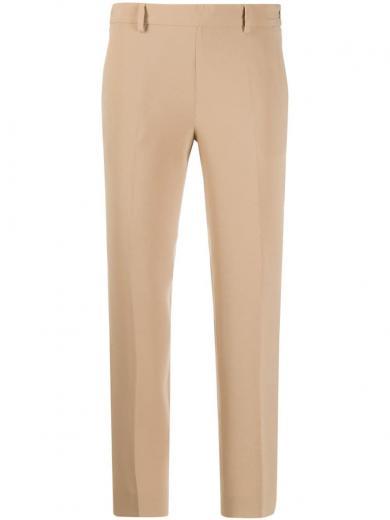 grey silk trousers