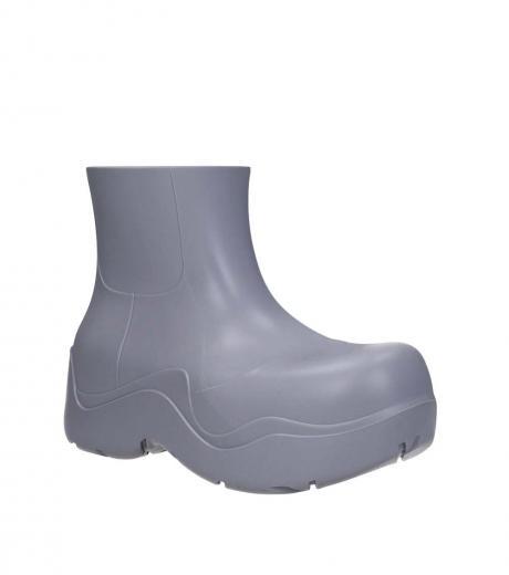 grey slip on boots