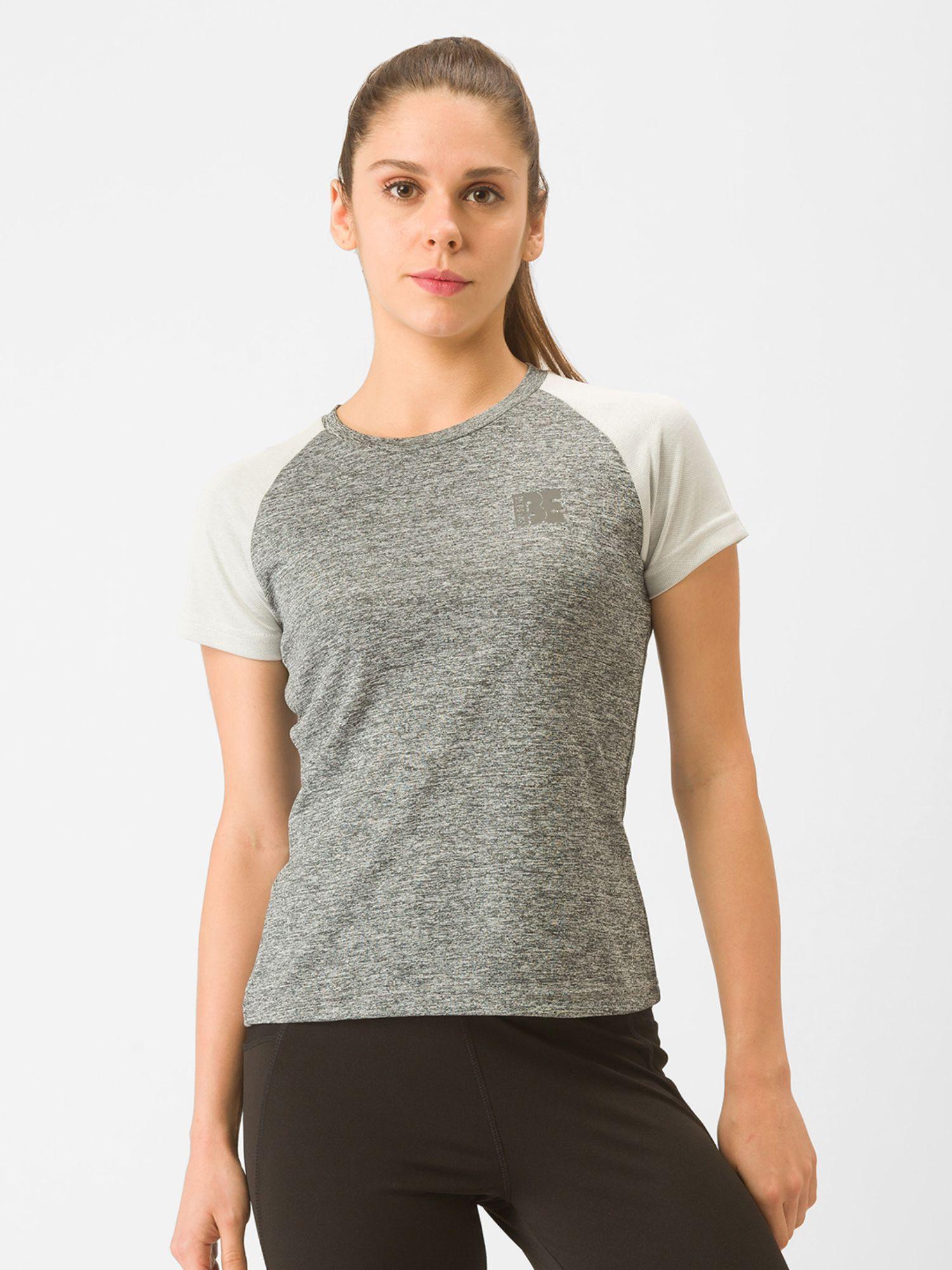 grey solid t-shirt