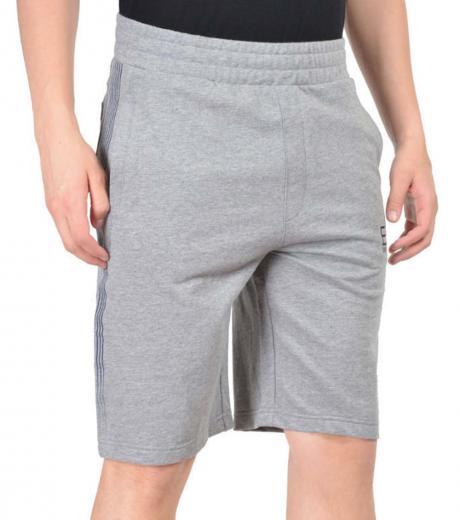 grey sport running shorts