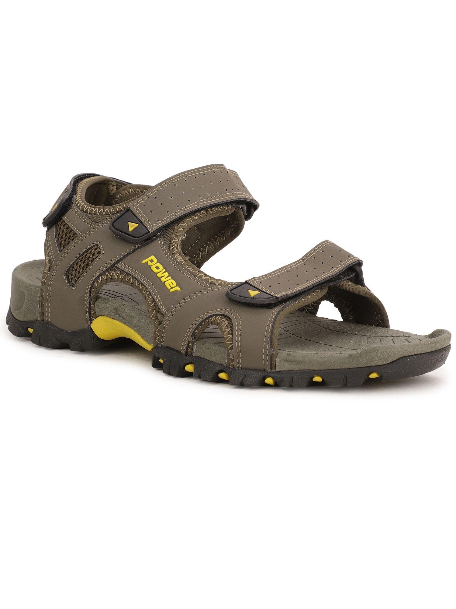grey sports sandals for men