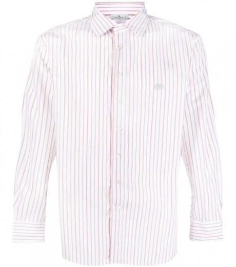 grey striped cotton shirt