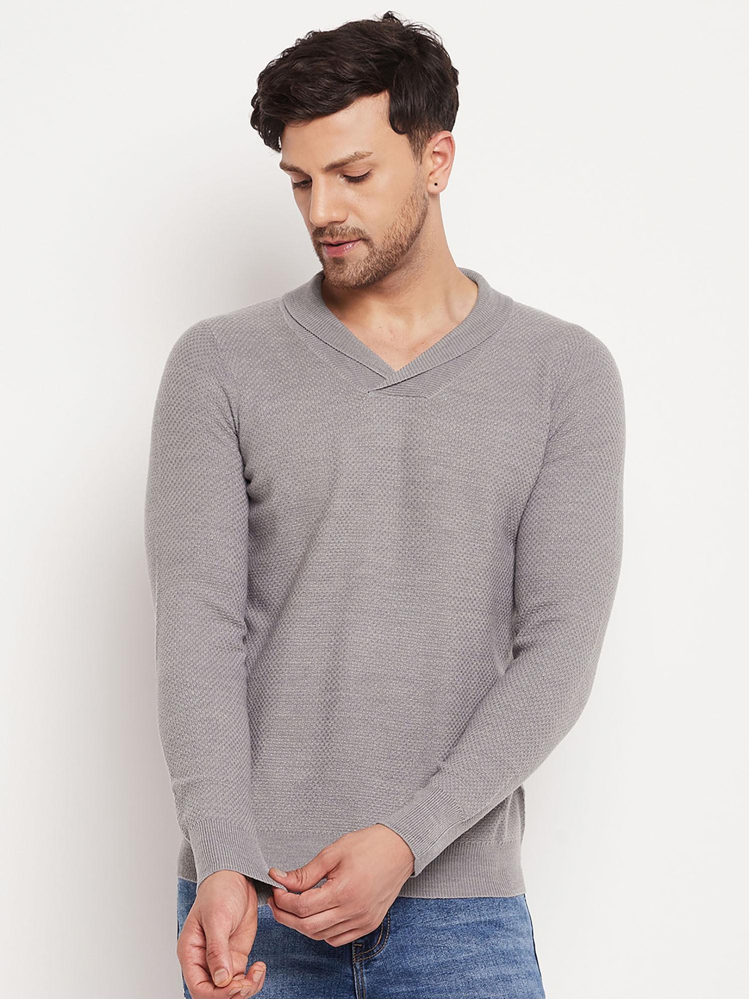 grey sweater for men