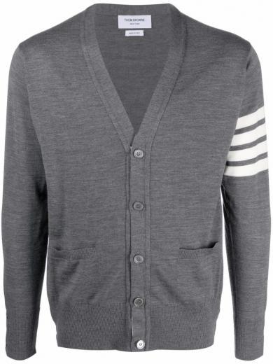 grey wool cardigan