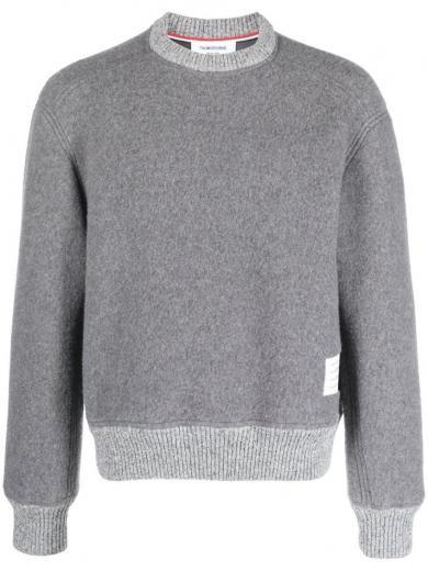 grey wool jumper