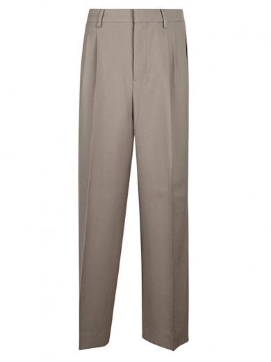 grey wool trousers