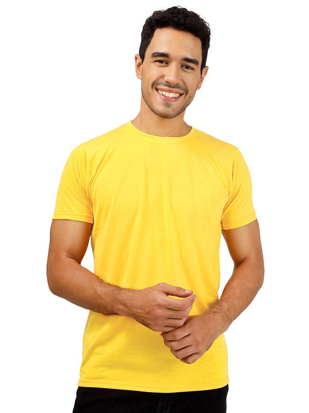 greylongg men yellow henley neck pockets t-shirt