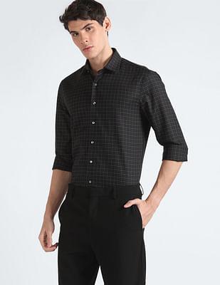 grid tattersall cotton shirt