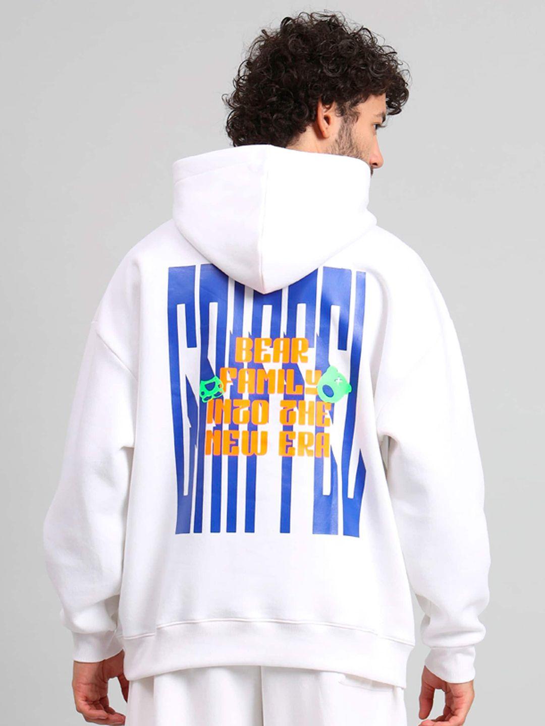 griffel typography printed hooded sweatshirt