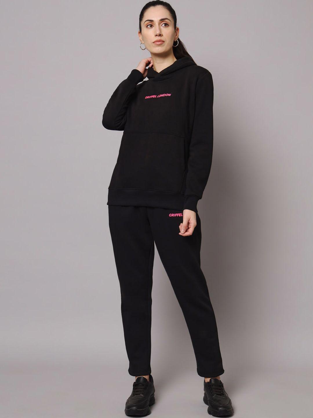 griffel women brand logo printed tracksuits
