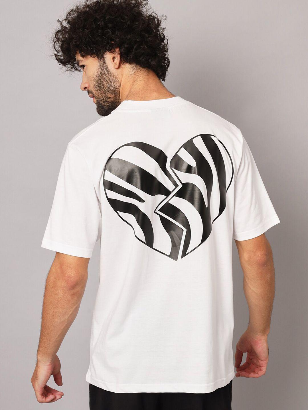 griffel abstract printed round neck cotton t-shirt