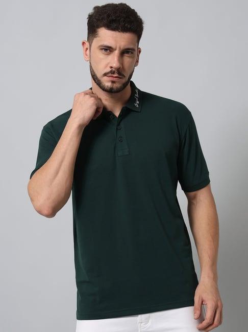 griffel green regular fit polo t-shirt