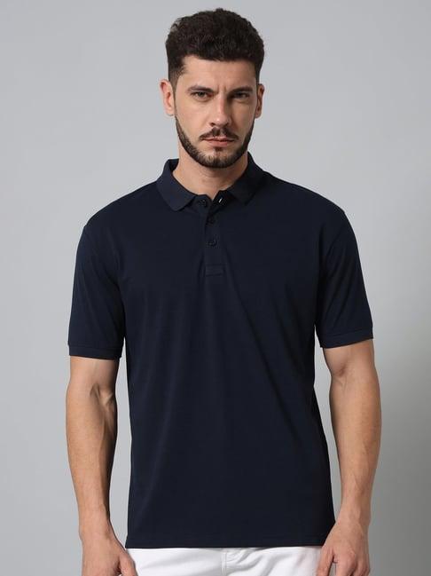 griffel navy regular fit polo t-shirt