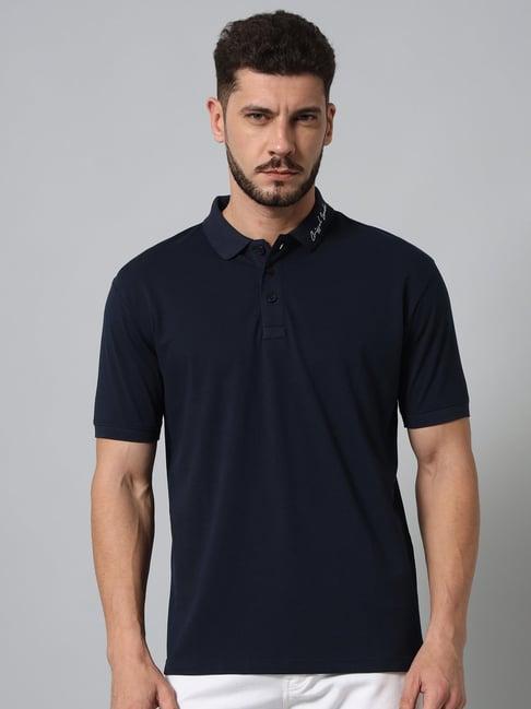 griffel navy regular fit polo t-shirt