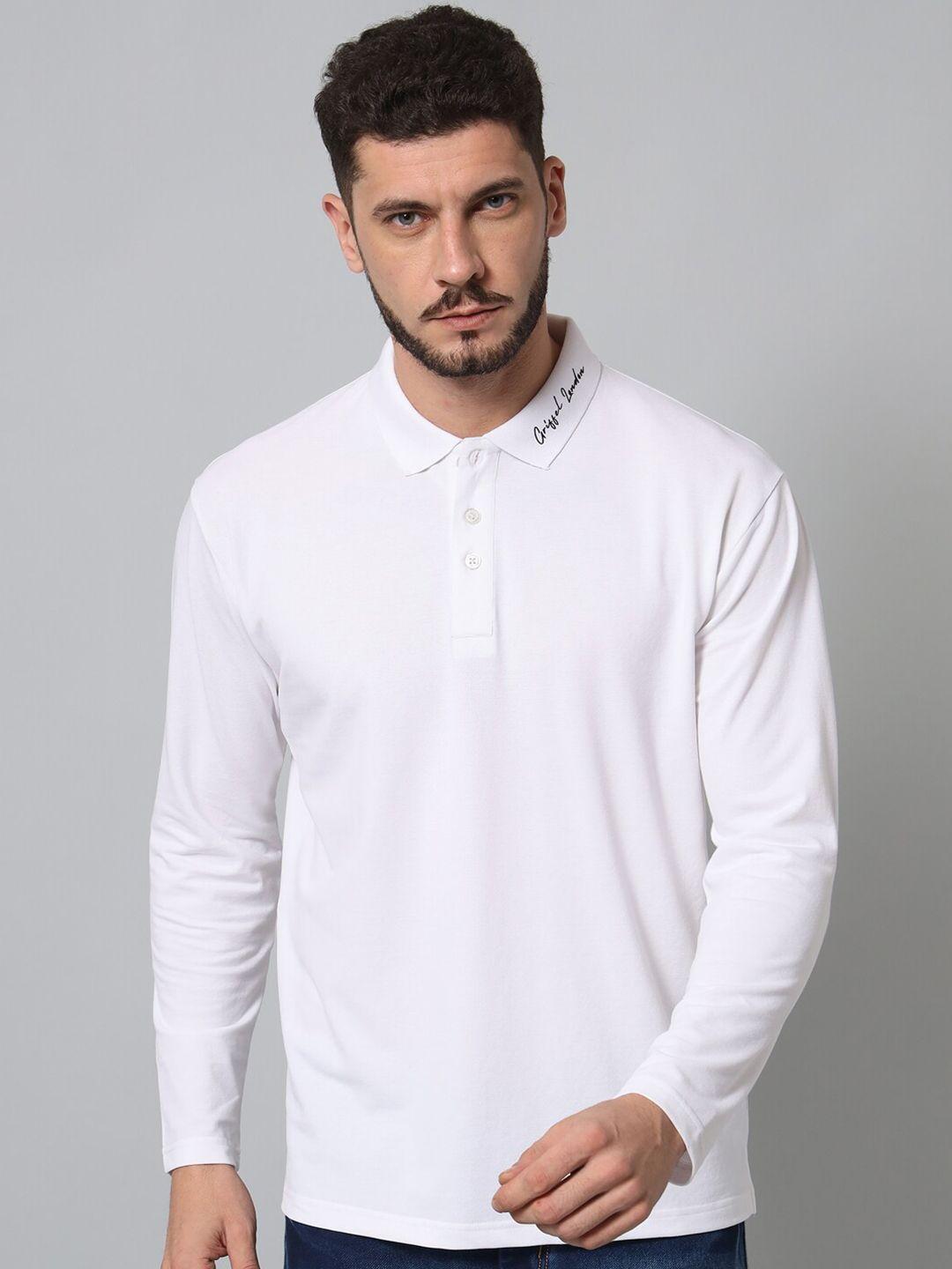 griffel polo collar long sleeves cotton t-shirt