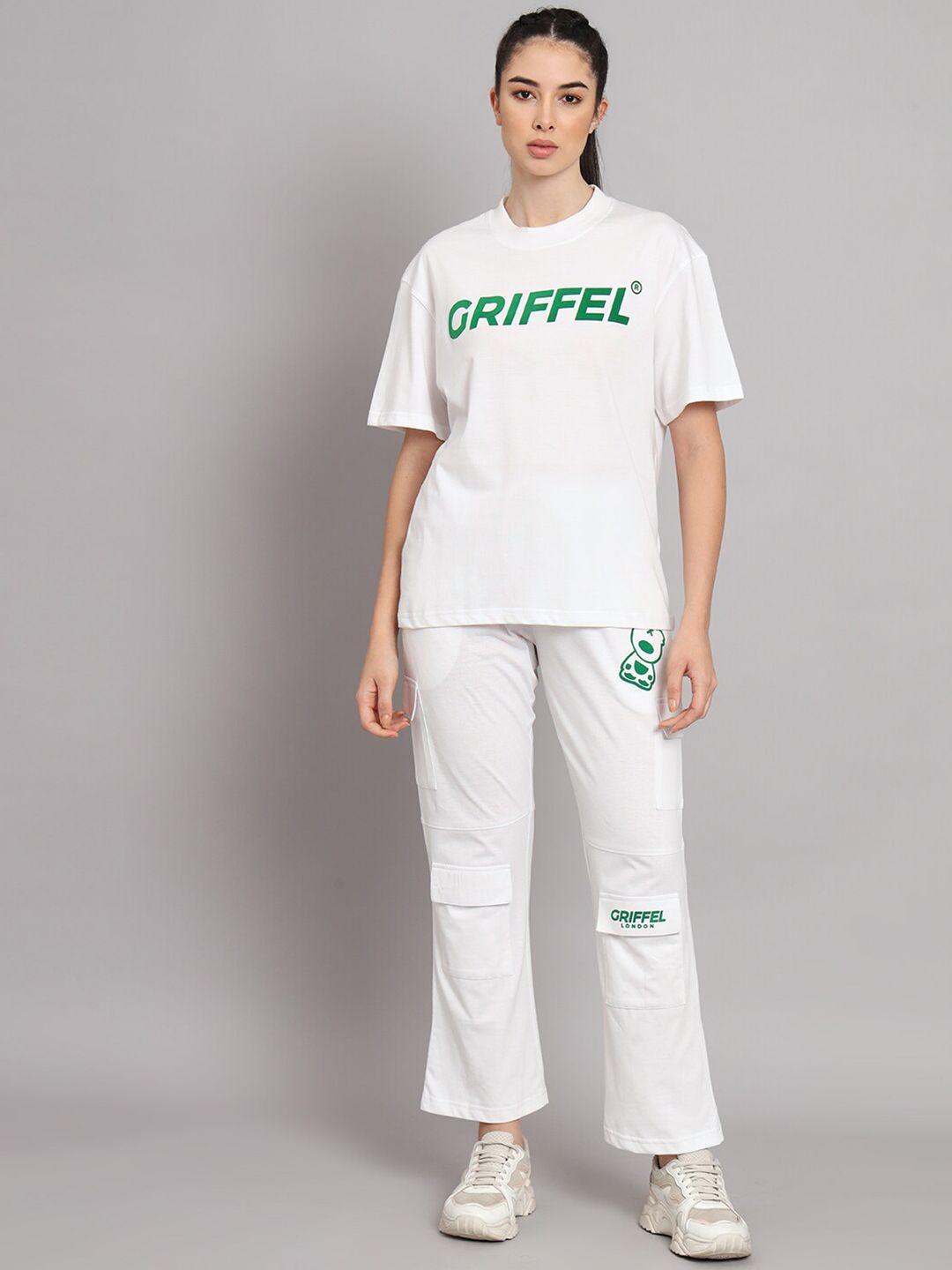 griffel printed cotton t-shirt with trousers