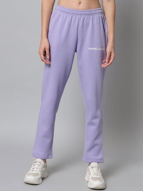 griffel purple printed track pants