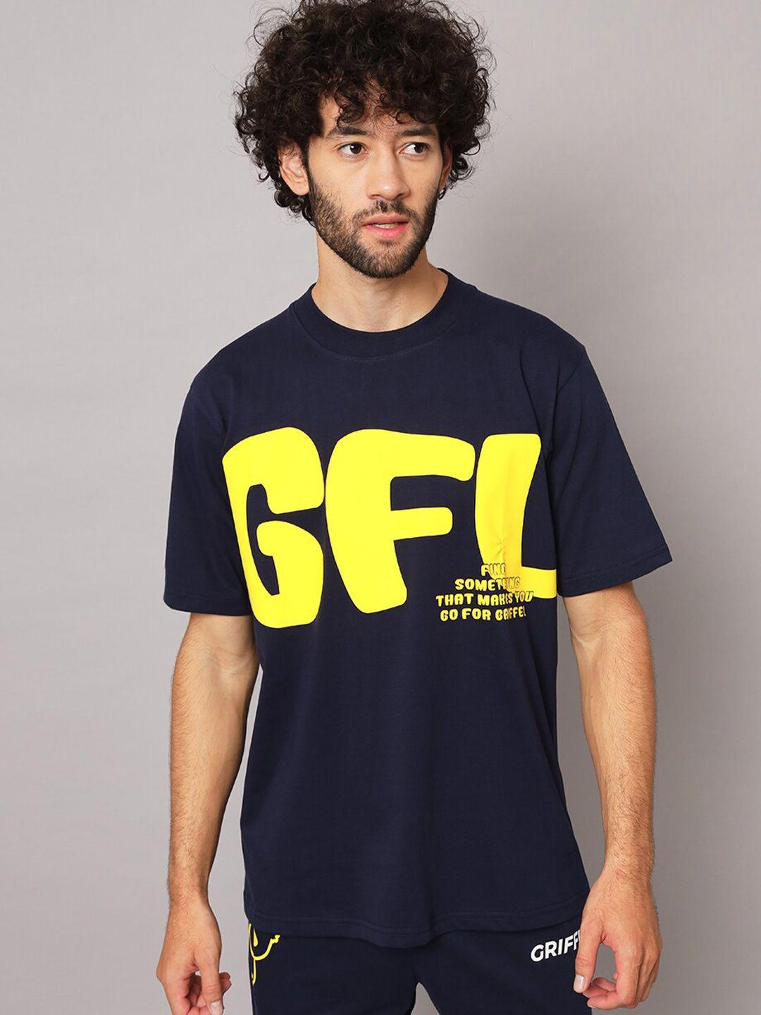 griffel typography printed cotton t-shirt