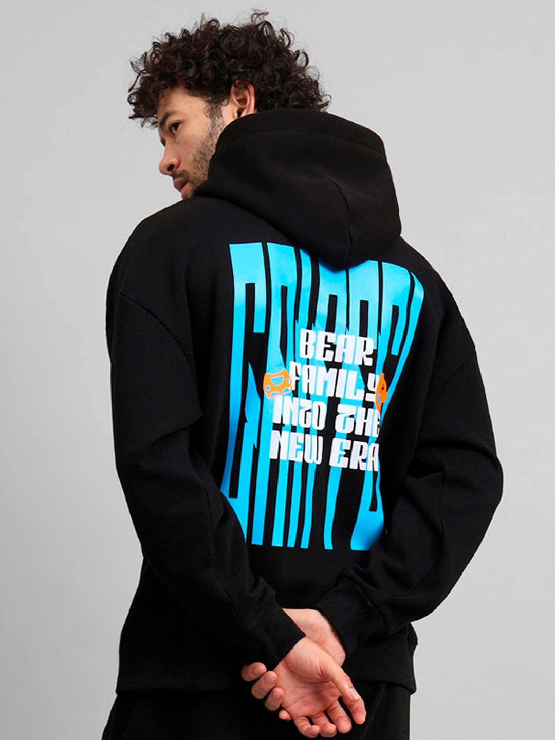 griffel typography printed hooded pullover