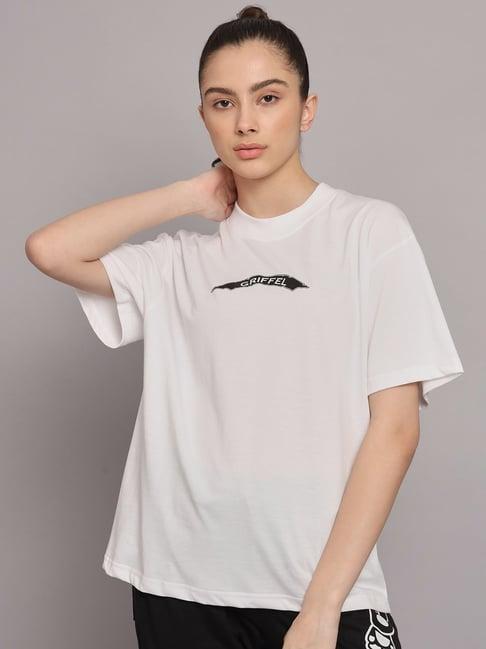 griffel white printed t-shirt