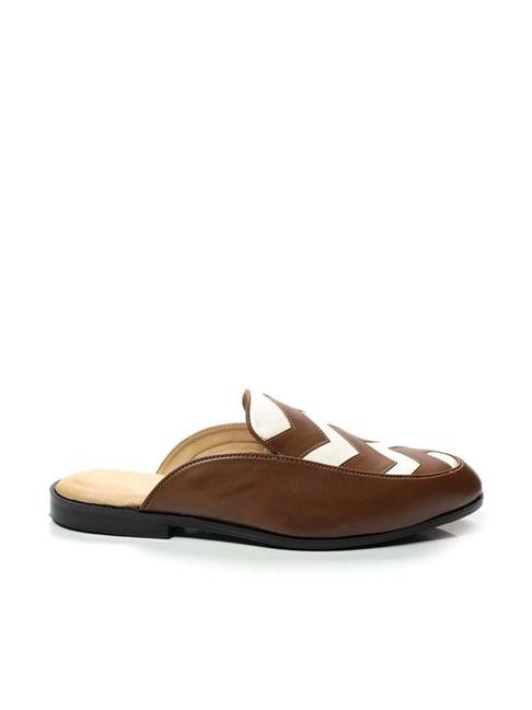 griffin men's tan mule shoes