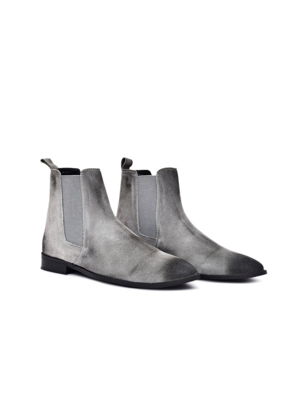 griffin men casual block-heeled chelsea boots
