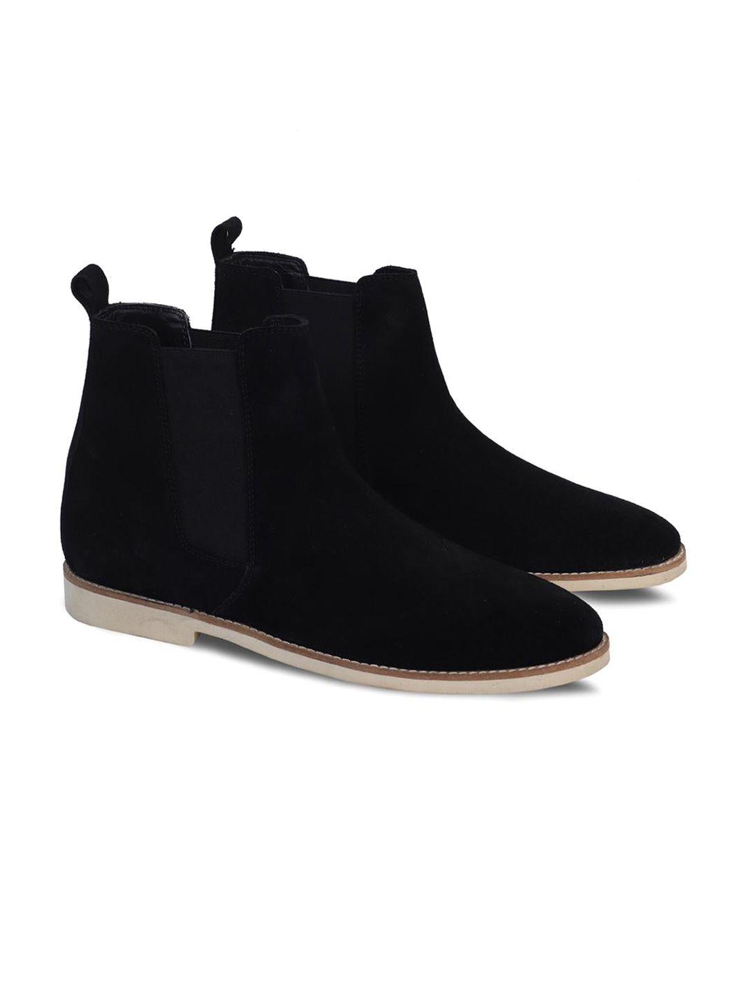 griffin men textured casual chelsea boots
