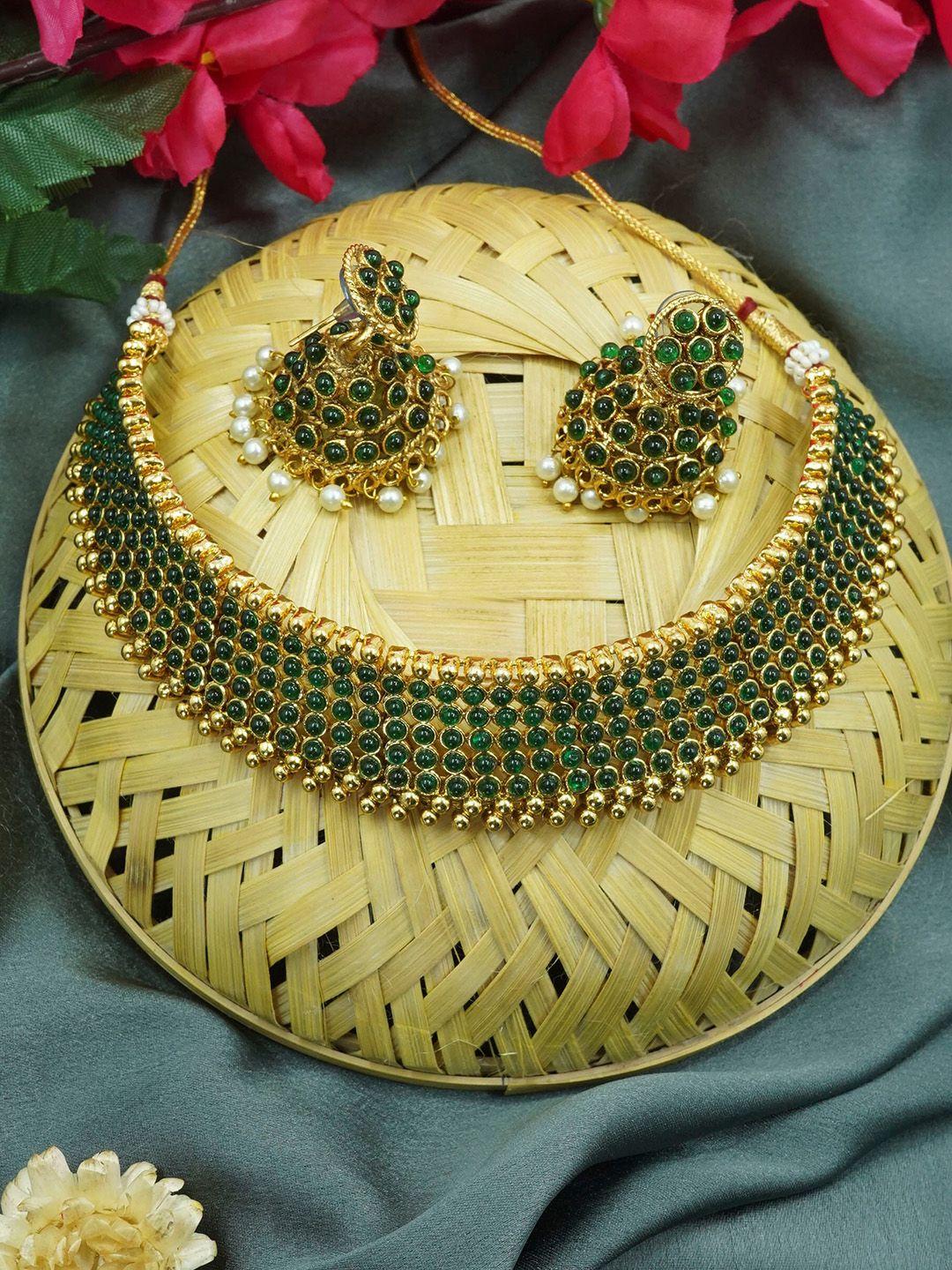 griiham gold-plated jewellery set