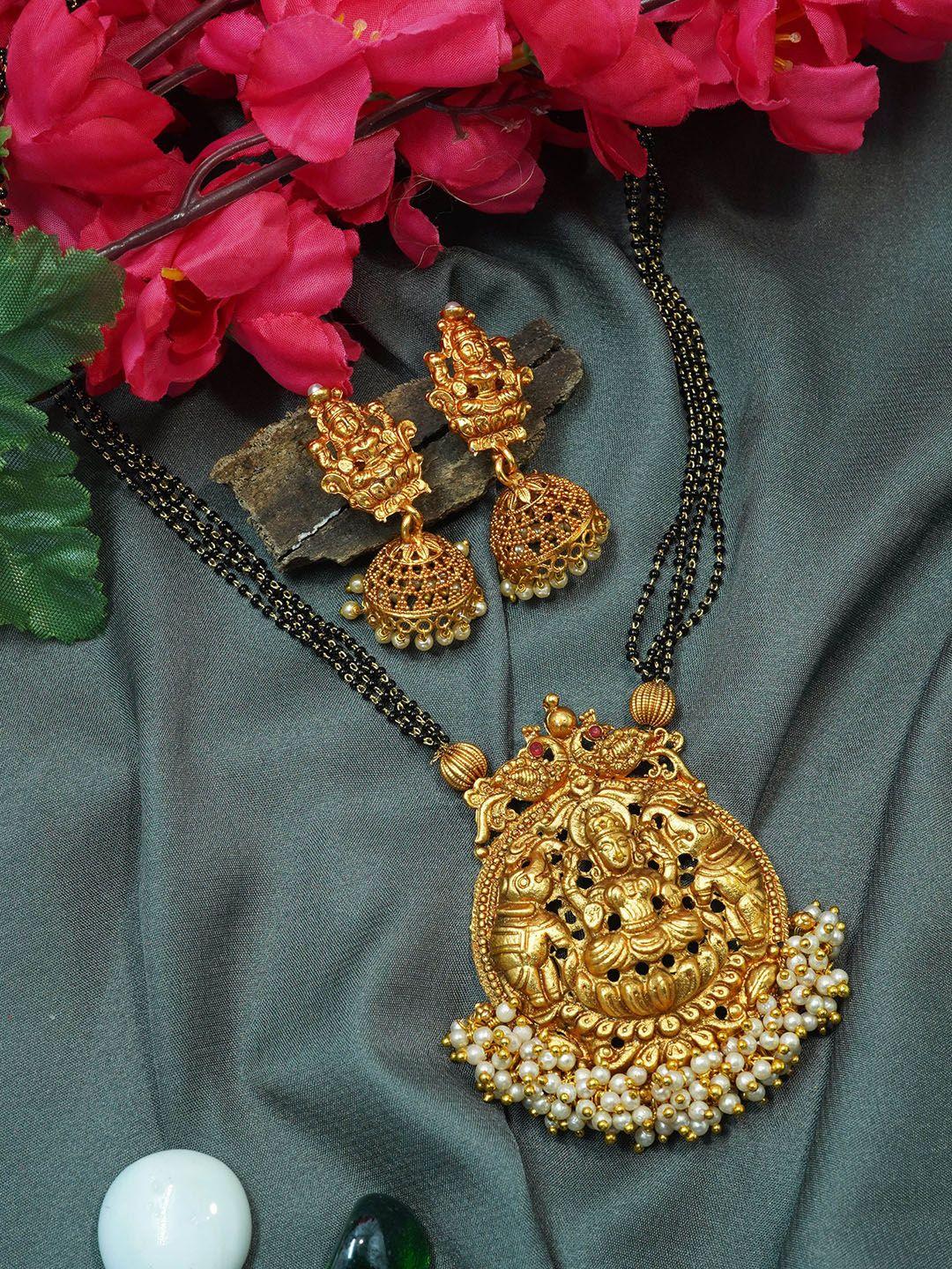 griiham gold-plated jewellery set