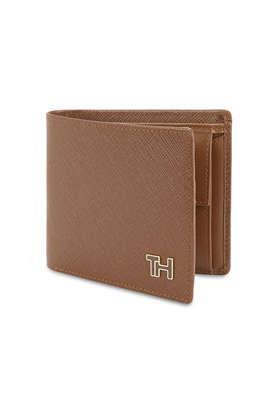 grimstad leather formal men's two fold wallet - tan