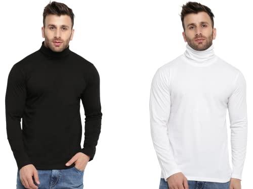 gritstones men full sleeve cotton high neck t-shirt pack of 2(gsfscmbhynck2213blkwht_s)