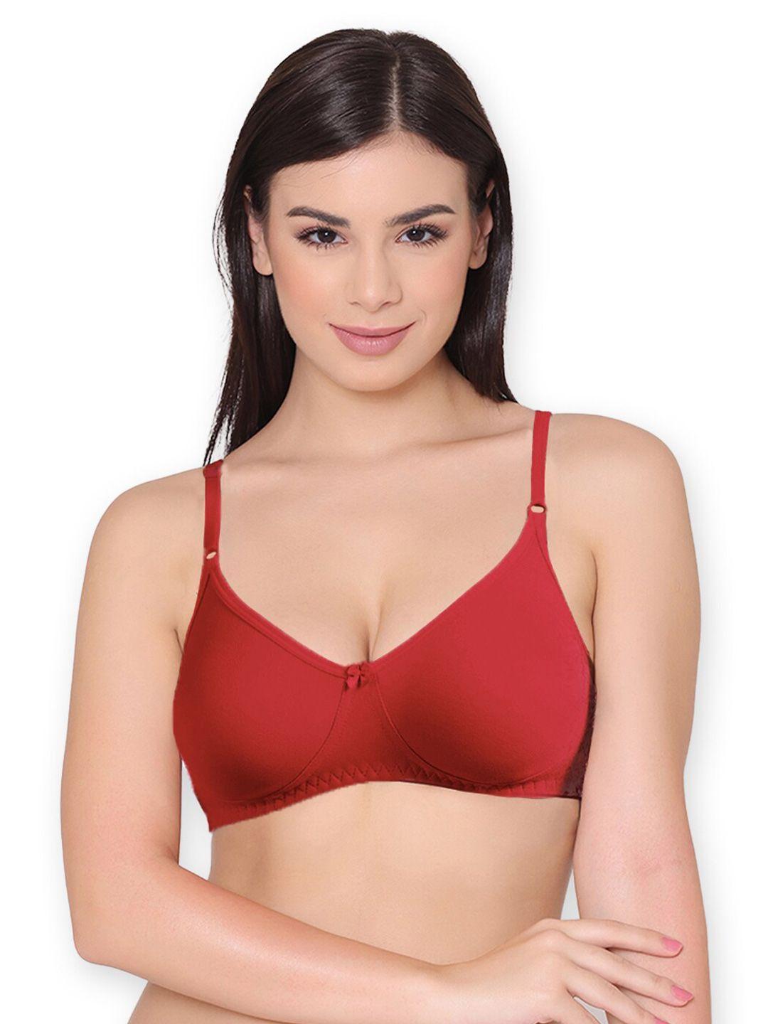 groversons paris beauty maroon bra full coverage