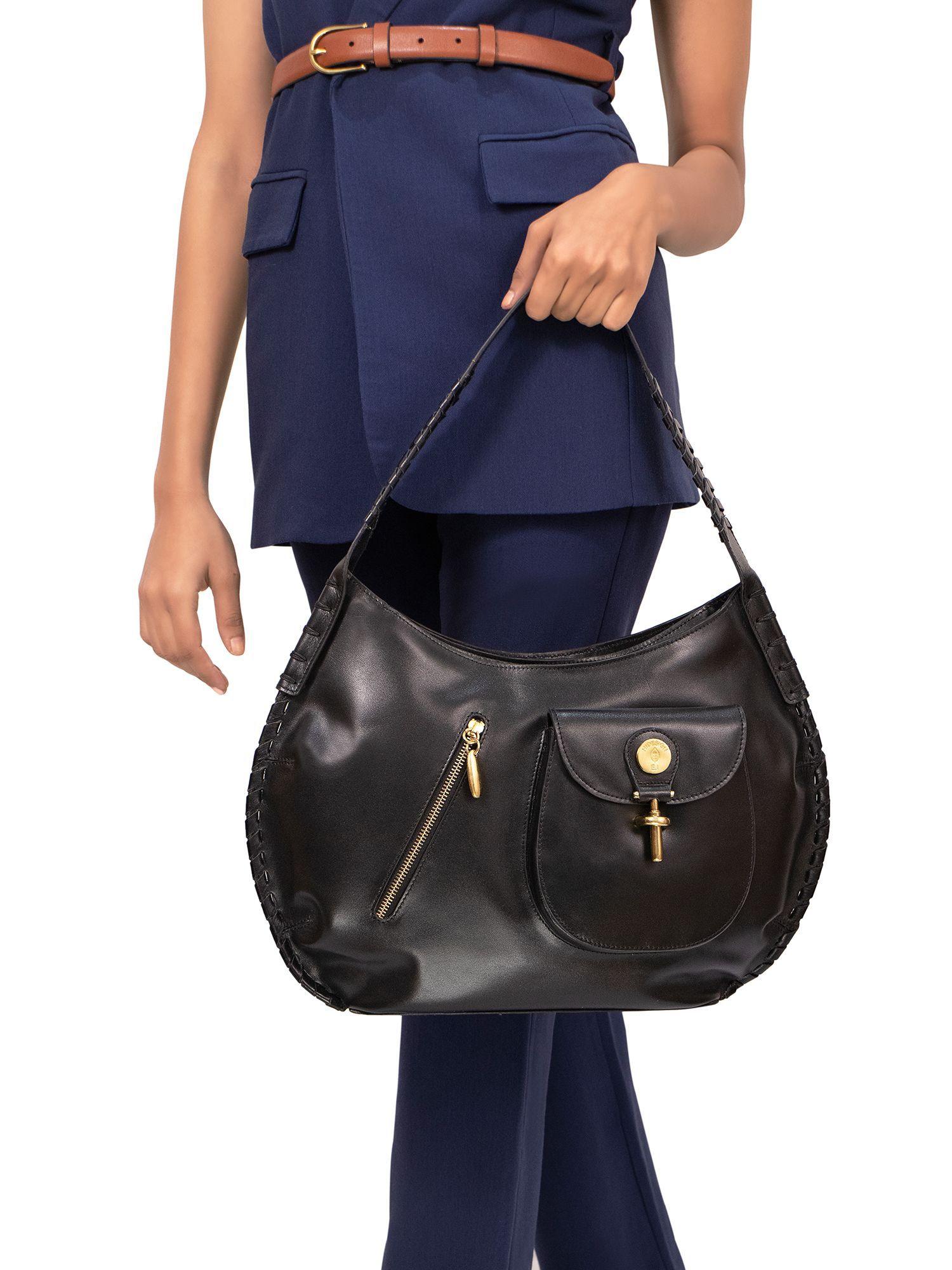 growth 01 large casual black womens office handbag (l)