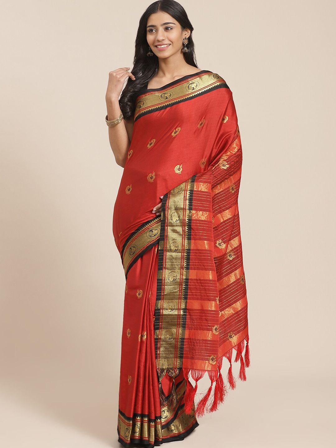 grubstaker ethnic motifs woven design zari banarasi saree