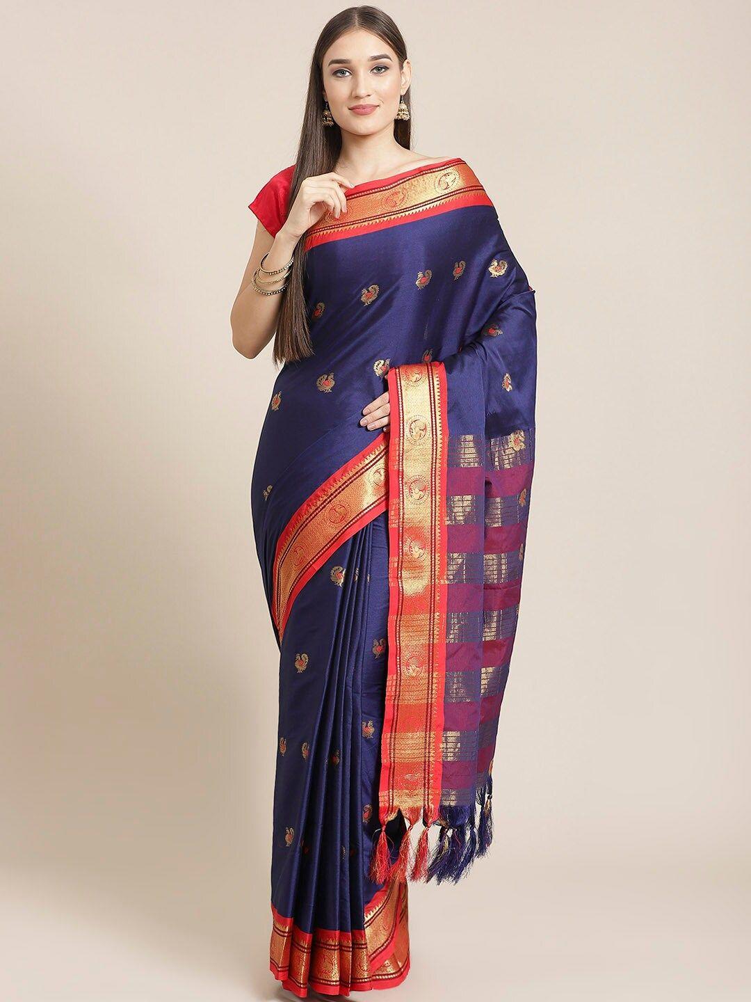 grubstaker ethnic motifs woven design zari banarasi saree