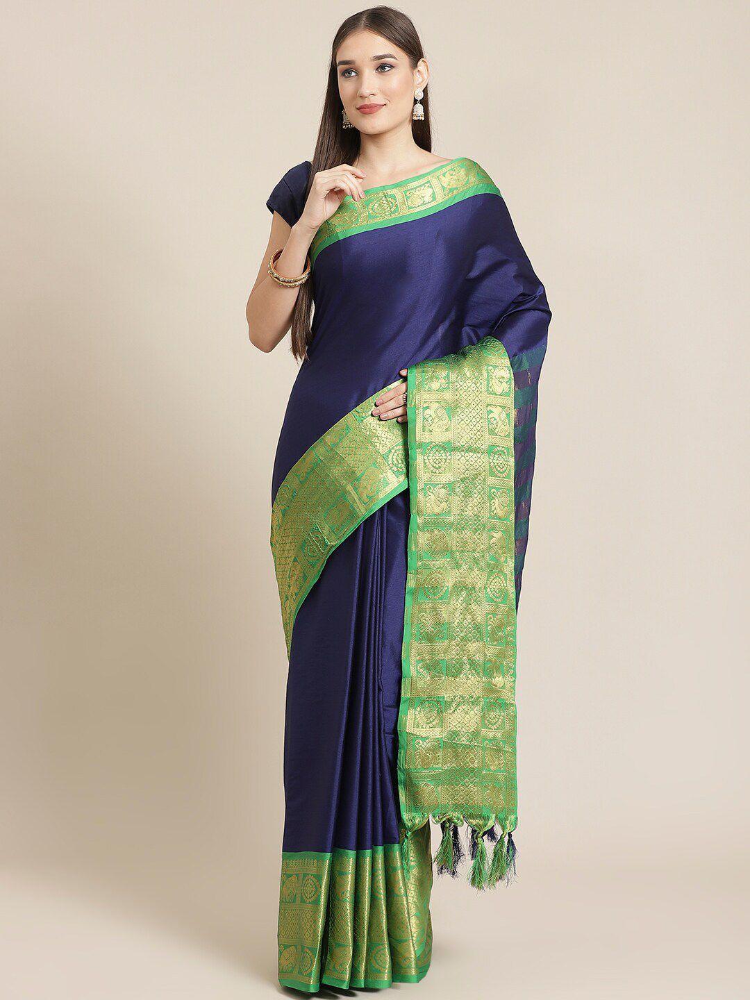 grubstaker zari banarasi saree