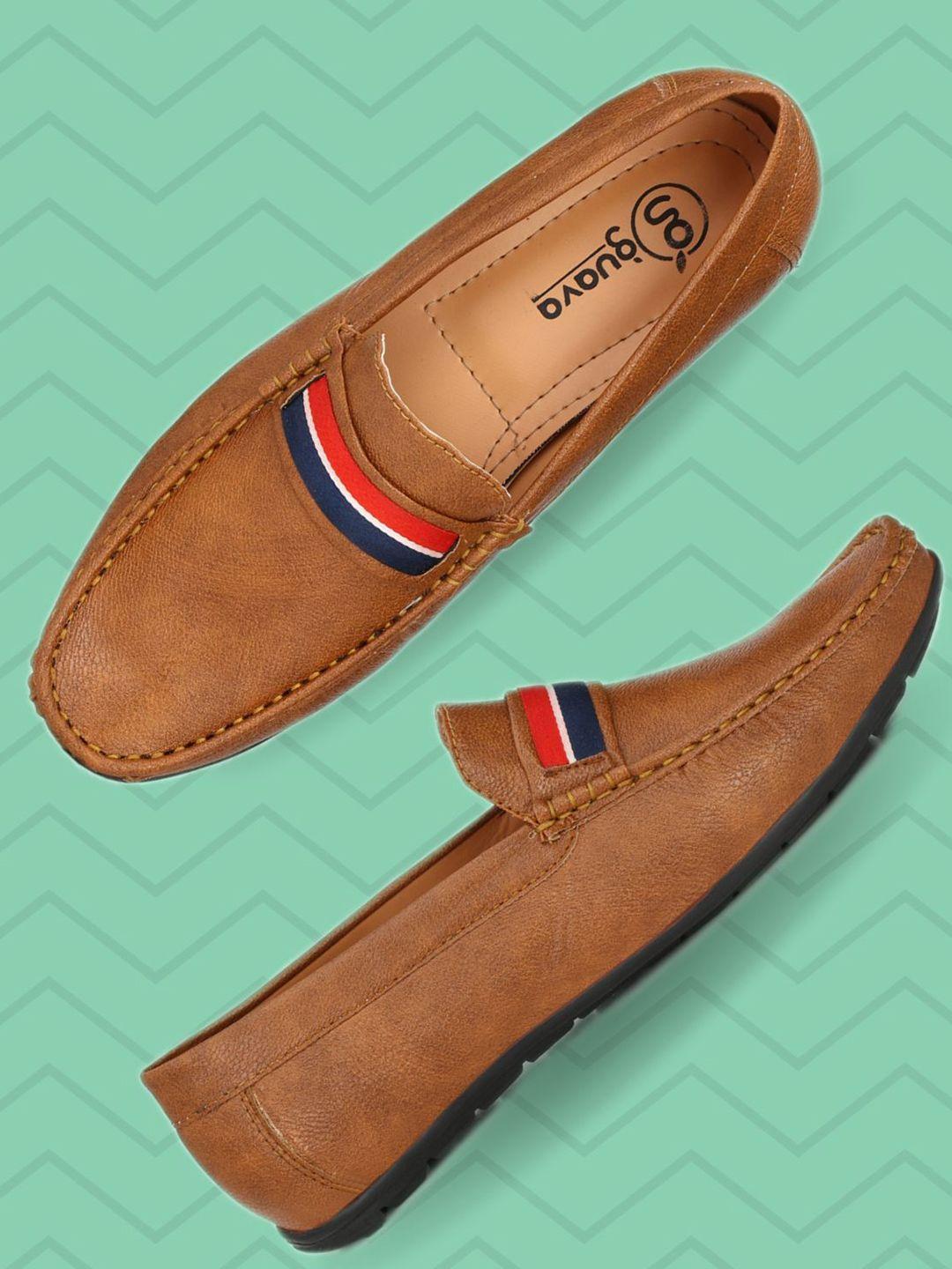 guava men brown loafers