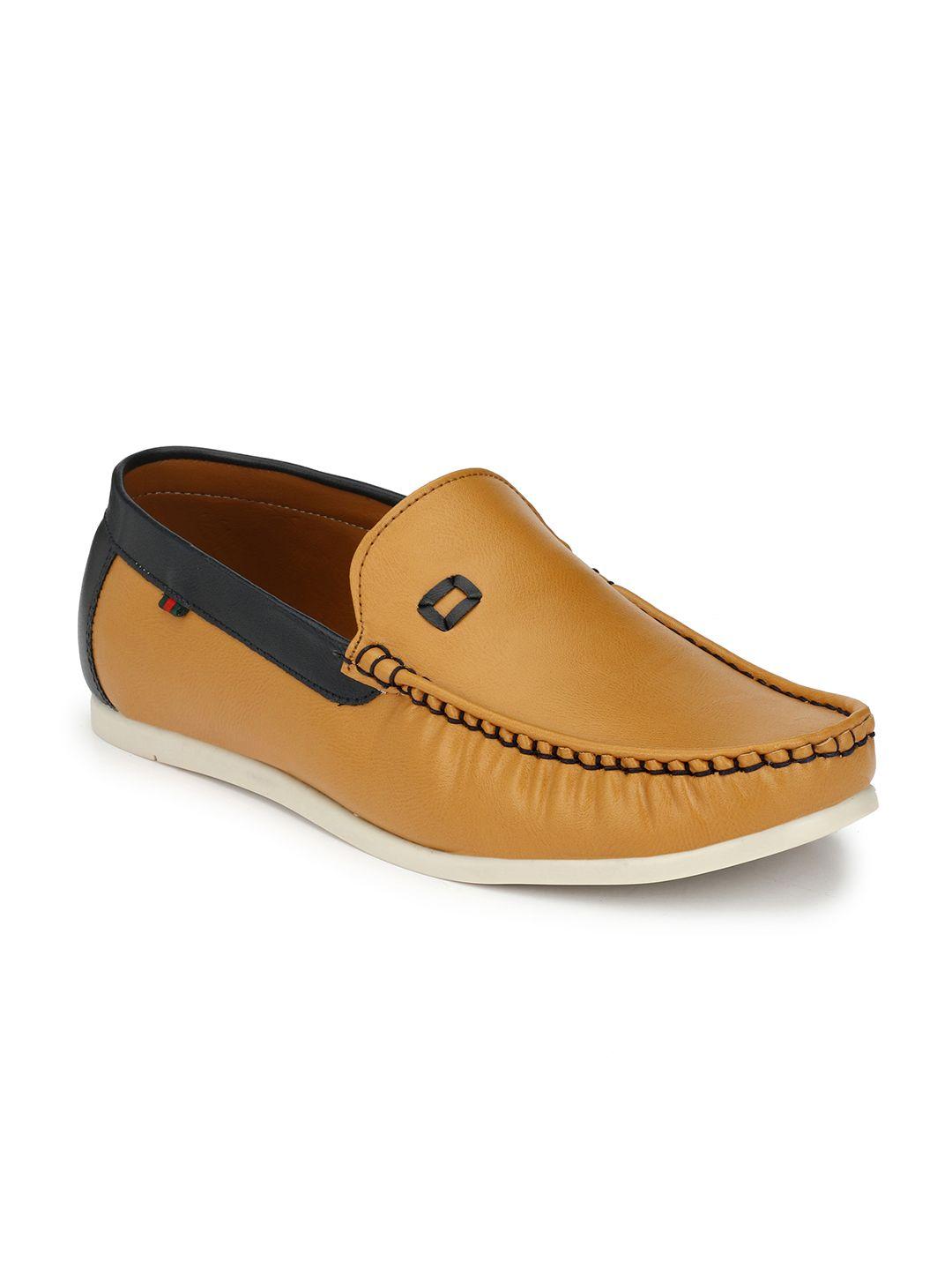 guava men tan brown loafers