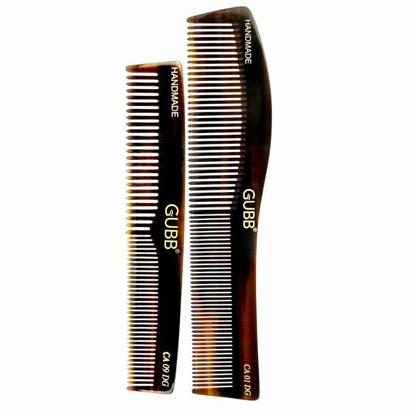 gubb hand crafted dressing hair comb combo - super & slim
