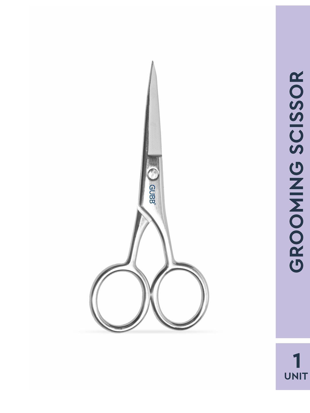 gubb grooming scissor - silver-toned
