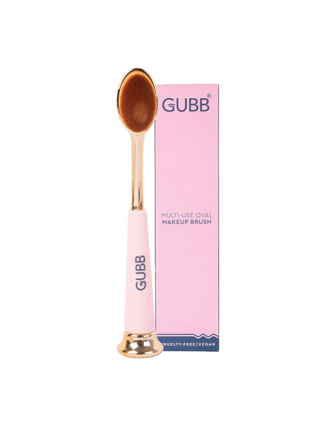 gubb pink multi use oval makeup foundation smooth brush