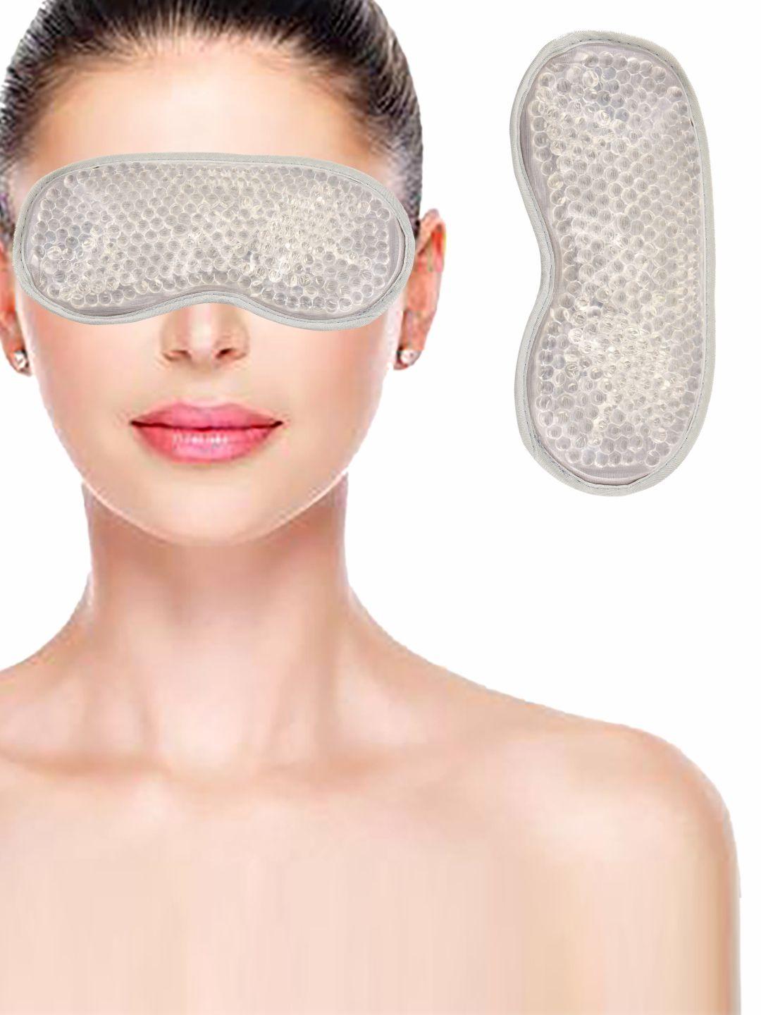 gubb soothing eye gel mask for eye bags & dark circles - grey
