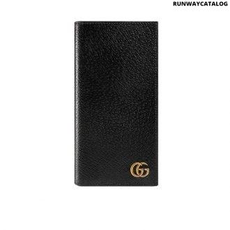 gucci gg marmont leather long id wallet