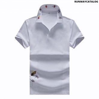 gucci men’s polo white t-shirt