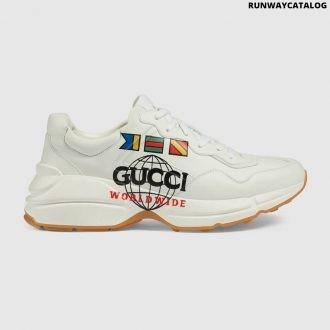 gucci men’s rhyton gucci worldwide sneaker