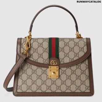 gucci ophidia small top handle bag with web