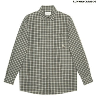 gucci oversized checked shirt