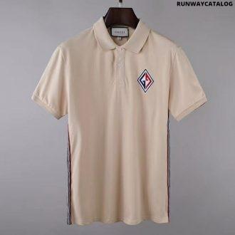 gucci beige polo t shirt